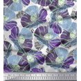 thumbnail image 1 of Soimoi Rayon Fabric Artistic Flower Print Fabric by The Yard 42 Inch Wide, 1 of 3