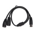thumbnail image 3 of DIN 5 Pin Male To 2 DIN 5 Pin Female Cable, DIN 5 Pin Adapter Cable Plug And Play 1.6ft Double Shielding Explosion Proof Accurate Soft  For Speaker, 3 of 8