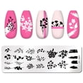 thumbnail image 2 of WIFKLSIIPG Printing Plate Nail Stainless Steel Printing Plate Blue Film Steel Plate Geometric Floral Series Colorful Printing Transfer Template, 2 of 6