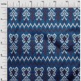 thumbnail image 2 of oneOone Tissu Jersey Viscose Chevron & Tourbillon Imprimé Ikat BTY 60 Pouces de Large, 2 of 5