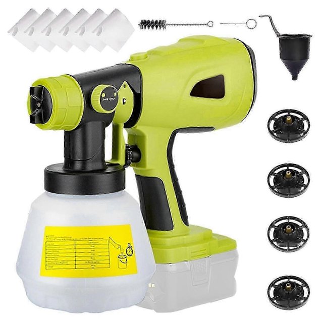Vaporisateur de Peinture Sans Fil de Remplacement pour Dewalt, Ryobi Batterie Max 20 V, Vaporisateur de Peinture Électrique Portatif