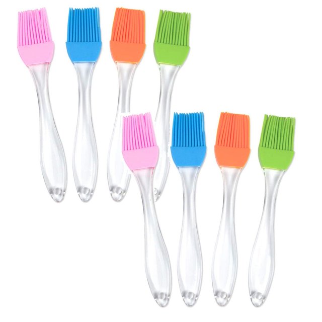 Oleegame 2PC Cleaning Brush Silicone Baking Bakeware Bread Cook Oil BBQ Tools Basting Brush