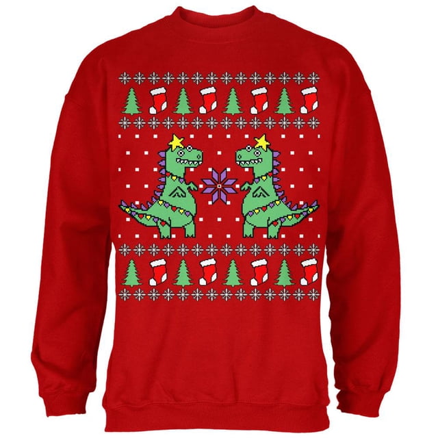 Tree Rex T Rex Chandail de Noël Laid pour Homme