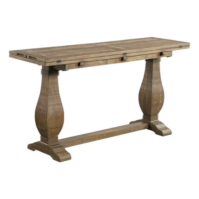 Martin Svensson Home Napa, Flip Top Sofa Console Table, Reclaimed Natural