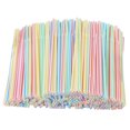 thumbnail image 2 of TIMIFIS Straws Home Essentials 800 Pieces Plastic Drinking Straws 8 Inches Long Multi-Colored Striped Bedable, 2 of 7