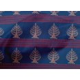 thumbnail image 4 of oneOone Cotton Poplin Fabric Chevron & Tree Block Print Fabric By The Yard 56 Inch Wide, 4 of 4