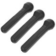 thumbnail image 3 of Miangastore Microphone de Simulation en ABS Noir 3 Pcs 7.1x1.6x1.6 Po, 3 of 9