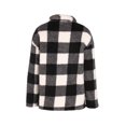 thumbnail image 3 of Women Oversized Plaid Button Down Shirt Shacket Jacket Long Sleeve Casual Fall Outwear with Pockets, 3 of 9