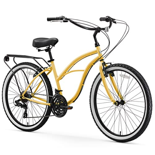 sixthreezero Around The Block Vélo de Plage Cruiser pour Femmes, Vélos 1/3/7/21 Vitesses, Roues 26 Pouces/24 Pouces, Couleurs Multiples
