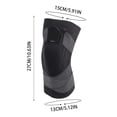 thumbnail image 1 of LSLJS Manchon de Compression pour Genou - Genouillères Respirantes en Nylon Genouillères de Course Sangle Genouillères Tricotées de Compression Genouillères de Sport, Protège-Genou, 1 of 1