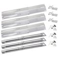 thumbnail image 1 of Criditpid Universal Barbecue Replacement Parts for Master Chef, Broil King, Dyna-Glo, Charbroil, Stainless Steel 11.75" to 21" Adjustable Heat Plate Shields & 12" to 17., 1 of 8