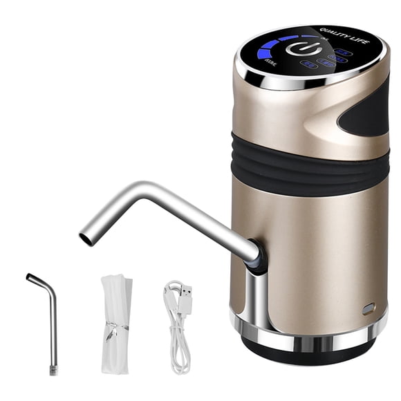 Distributeur Automatique de Pompe pour Bouteille d'Eau, Pompe de Transfert de Liquide Portable à Chargement USB, Buveur Électrique Silencieux pour Cruches de 5 Gallons
