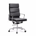 thumbnail image 1 of Nicer Furniture Genuine Leather Soft Pad Office Executive High Back Chair, 1 of 1