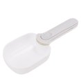 thumbnail image 2 of Dog Food Scoop, Long Handle Ergonomic Design Pet Food Feeding Spoon Multifunction  For Pets White + Grey, 2 of 8