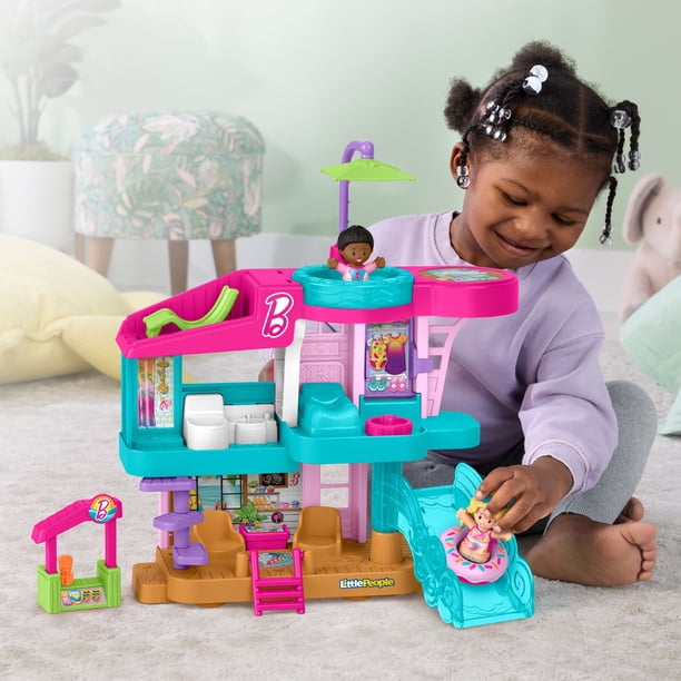 Barbie HYF47 La Maison de Poupée mini barbieland + 1 Figurine + 2 Accessoires