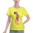 thumbnail image 1 of Women's Basic Short Sleeve T-Shirt Dragon Ball Wukong, 1 of 6
