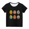 thumbnail image 1 of Chemises pour Filles Tout-Petits Enfants Garçons Filles Mignon Col Rond Imprimé Manches Courtes Haut, 1 of 1