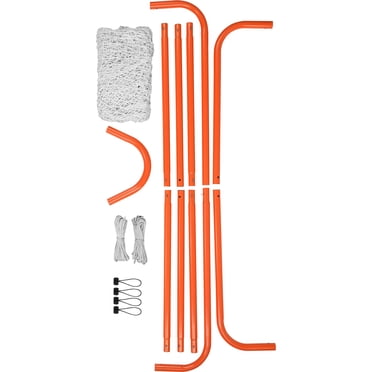KFFKFF Lacrosse Target, 6' x 6' Lacrosse Mesh, Iron Structure Outdoor Lacrosse Practice Gear, Transportable Lacrosse Target with Transport Bag, Ideal for Junior Adult Practice