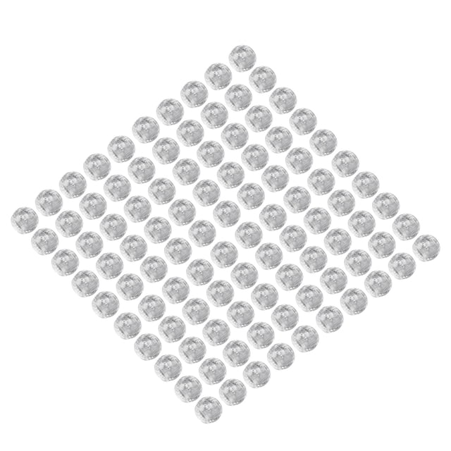 100pcs Hair Braiding Beads Plastics Large Hole 12mm Section, Dreadlocks Hair Braid Beads for Hair Braids, Jewelry Bracelets Making DIY, No Rust, Transparent