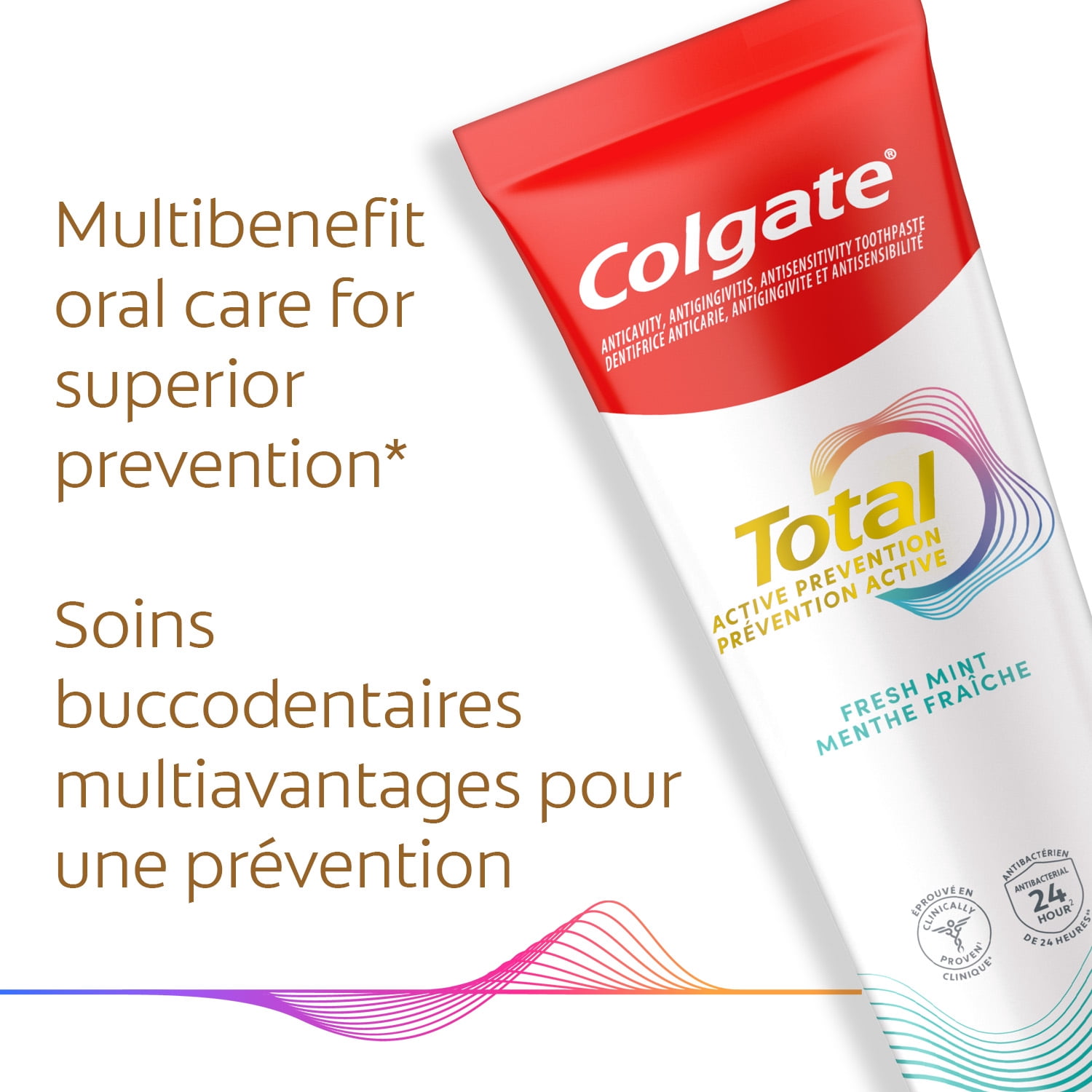 Colgate Total Active Prevention Fresh Mint Toothpaste, 120 ml