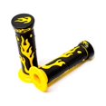 thumbnail image 2 of Krator ATV / PWC Yellow Flame Hand Grips 7/8" Handlebar Compatible with Yamaha Rhino, 2 of 5