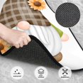 thumbnail image 3 of Kdxio Sunflower Gnomes 4 Print Car Floor Mats Universal SUV Front Rear Floor Foot Mats 4-Piece Full Set with Non-Slip Rubber Backing Car Accessories for Most Cars, 3 of 7