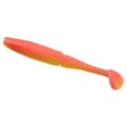 thumbnail image 1 of 5 Pcs Leurre Fileté Appât Souple Asticot T-Tail Fileté Bicolore Appât Poisson Souple Lente Coulée Simulation Appât Perche Mandarine Poisson, 1 of 1