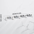 thumbnail image 3 of Wall Mounted Bathroom Shelf, Floating Metal Display Shelf, Rustproof Carbon Steel, Waterproof Wall Hanging Shelf, for Small Bathroom, Open Shelving Storage, Kitchen Living Room Decor, Hzhnb, 3 of 9