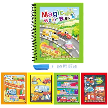 Kids Water Drawing Book Reusable Coloring Toy Educational Doodle Art Activity for Toddlers Preschool Learning