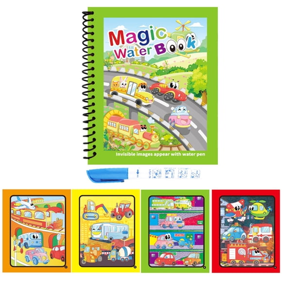 Water Kids Water Drawing Book Reusable Kindergarten Puzzle Coloring Activity for Babies and Toddlers# end start#s#Category Water Product Water Drawing Book for Children Reusable and Mess-Free Art