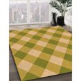 thumbnail image 3 of Ahgly Tapis de Zone Carré Transitionnel Lavable en Machine, Bière Orange, 7 Pieds Carré, 3 of 7