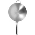 thumbnail image 3 of 1pc Stainless Steel Wok Household No Magnetic Sand Frying Pan Non Stick Pan Random Handle, 3 of 4