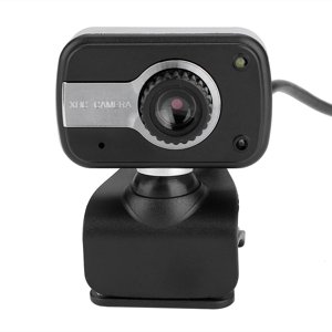 Tosuny USB Cam Web, 0.3MP 480p LED vision nocturne légère 360° PC Webcam avec MIC pour MSN/ICQ/Skype