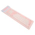 thumbnail image 4 of Foldable Silicone Keyboard, 107 Keys USB  Rollup Keyboard, Waterproof, Dust Proof and Crumb Proof Soft Touch Keyboard, Silent and Portable for PC, Notebook, Laptop, 4 of 7