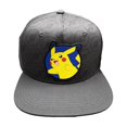 thumbnail image 1 of Pokemon Rubber Pikachu Emblem Pokeball Snapback Kids Hat, 1 of 4