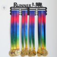 thumbnail image 2 of Medal Display Hanger Shelf Organizer Wall Mounted Sport Medals Display Rack New K9I8, 2 of 8