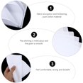 thumbnail image 3 of EIGTHTAIL Pure White Kerchief 12 White Cotton Handkerchiefs for Men, 3 of 11