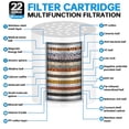 thumbnail image 4 of Universal Shower Filter Cartridge for Faucet Water Heater Removal and Purification— Replacement for Clean Water, 4 of 7