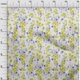 thumbnail image 3 of oneOone Polyester Spandex Lime Green Fabric Floral Sewing Craft Projects Fabric Prints By Yard 56 Inch Wide, 3 of 4