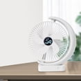 thumbnail image 1 of EGNMCR Desk Fan Rechargeable, USB Battery Operated Fan 3 Speed, Small Box Fan For Bedroom Office Home,, 1 of 7