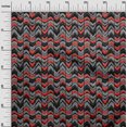 thumbnail image 3 of oneOone Cotton Poplin Red Fabric Geometric Craft Projects Decor Fabric Printed By The Yard 56 Inch Wide, 3 of 5