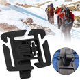 thumbnail image 3 of Backpack Clip, Sturdy And Durable Rotatable Outdoor Backpack Buckle 10 Pcs Adjustable Backpack Buckle, Camping For Outdoor Climbing Black,Brown, 3 of 8
