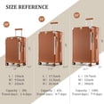 thumbnail image 3 of Joyway Valise Cabine Extensible Rigide 20 Pouces Bagage Cabine Port USB Porte-Gobelet Cadenas TSA Valise, 3 of 7