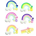 thumbnail image 2 of 6pcs Rainbow Decoration Candy Color Decoration Nail Stars Clouds Sticker Decoration Soft Pottery Rainbow DIY, 2 of 2