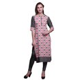 thumbnail image 1 of Bimba Kurta Imprimée d'Été, Tunique Droite, Robes pour Femmes, 1 of 6