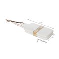 thumbnail image 3 of 2PC Marble Cheese Board White 11X5, 3 of 5
