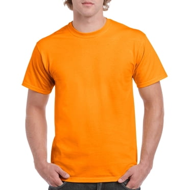 Gildan Mens Heavy Cotton T-Shirt, M, Tennessee Orange