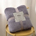 thumbnail image 2 of Tyidzon Throw Blanket Scratch Thickened Color Borlaug Sofa Blanket Flannel Blanket, 2 of 2