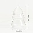 thumbnail image 2 of Christmas Decorations Food Storage Christmas Tree Candy Jars Glass Cookie Jars With Lids Christmas Tree Jar Bowl Storage Container For Xmas Festival Holiday Table Decoration Storage rack, 2 of 7