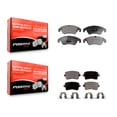 thumbnail image 1 of Positive Plus Front Rear Semi-Metallic Brake Pads Kit for Car Audi Q5 A4 Quattro A5 S4 S5 allroad KPF-100117, 1 of 8
